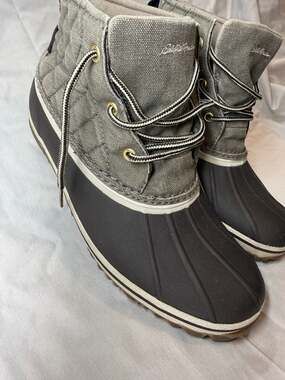 Eddie Bauer Hunt Pack Quilted Duck Boots Women's Size 9
